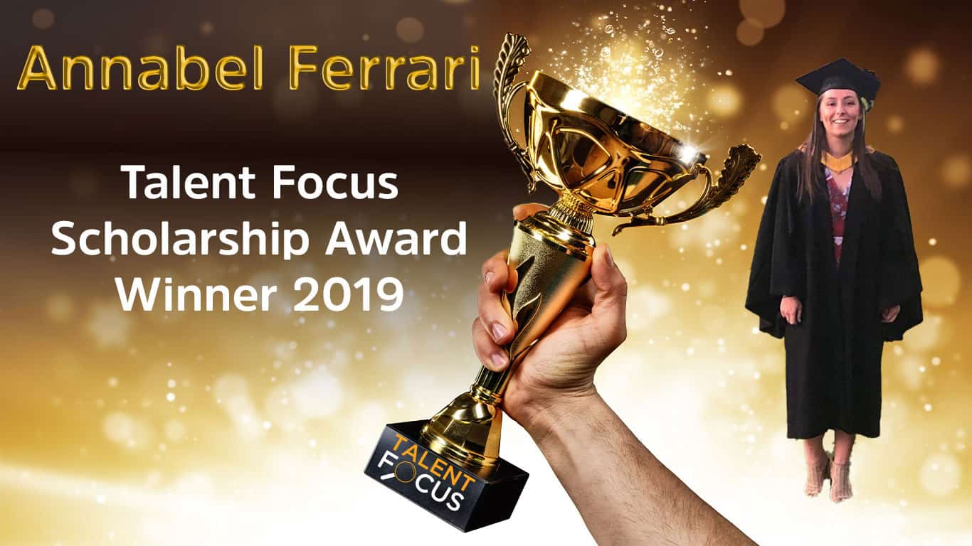 Talent Focus Scholarship Winner 2019 - Annabel Ferrari